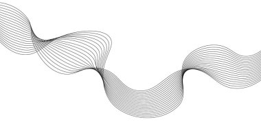 Tasarım için soyut dalga elemanı. Dijital frekans dengeleyici. Vektör illüstrasyonu. 