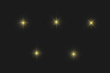  Şeffaf arkaplanda vektör ışıltısı. Noel soyut kalıbı. Parıldayan sihirli toz parçacıkları.