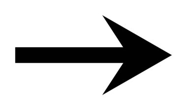  Ok simgesi. vektör illüstrasyonu.