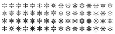 Kar Tanesi ikonları koleksiyonu. Kar tanesi vektörü. Mutlu yıllar, Noel, Noel, Noel. Kar taneleri ikonları. Yeni yıl süsü
