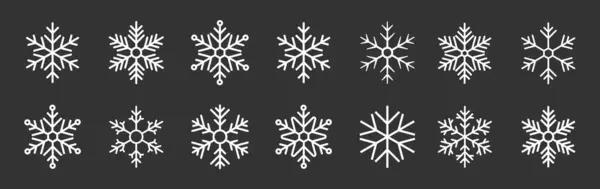 Kar Tanesi ikonları koleksiyonu. Kar tanesi vektörü. Mutlu yıllar, Noel, Noel, Noel. Kar taneleri ikonları. Yeni yıl süsü