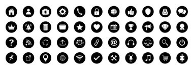 Web simgesi seti. Ev, e-posta, adres, dünya, sohbet, mesaj, posta, telefon, bilgi, destek, arama, web sitesi, simge. İletişim ve ağ simgeleri ayarlandı. Web sitesi simge vektörü.