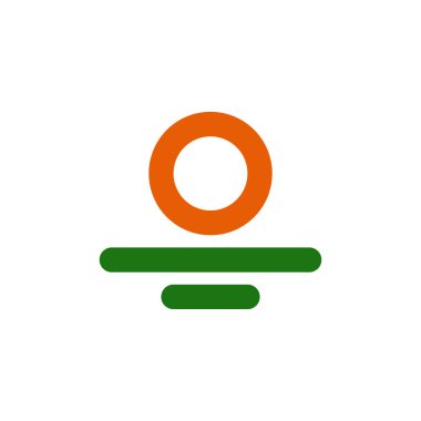 Yaratıcı konsept güneş çiftliği logosu tasarımı. Premium Vektörü