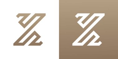 Yaratıcı ilk harf Z logo tasarımı. Premium Vektörü