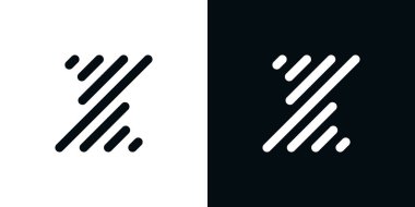 Yaratıcı konseptli Z harfi logo tasarımı. Premium Vektörü