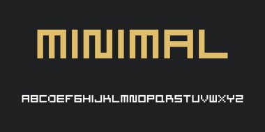 Modern küçük harfli alfabe logosu tasarımı. Premium Vektörü