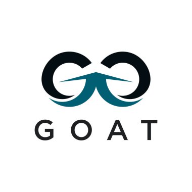 Creative letter g goat logo design. Premium Vector