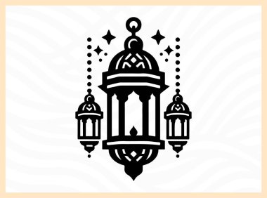 Ramazan fenerlerinin büyüleyici silueti, Ramazan temalı sanat eserleri, şenlik tasarımları ve Ramazan 'ın ruhunu, ailesini ve ruhsal bütünlüğünü yansıtan kültürel görseller için Ramazan İdeal' in ışığını, inancını ve kutlamasını sembolize ediyor.