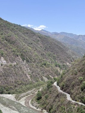 Dağların güzel manzarası