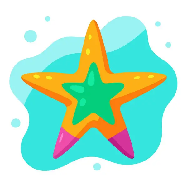 stock vector starfish graphics art design 