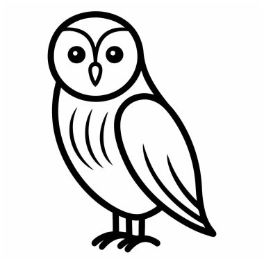 Capture the essence of nature with this hand-drawn owl outline illustration. Perfect for wildlife art, tattoos, and designs that need a touch of rustic elegance and wisdom. clipart