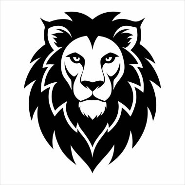 Capture strength and elegance with this majestic lion head logo vector. Perfect for branding, emblems, and designs that symbolize power and sophistication in digital and print projects. clipart