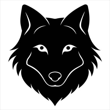  Showcase strength and wilderness with this wolf head logo illustration, ideal for branding, mascots, and digital design projects that need a powerful, nature-inspired icon. clipart