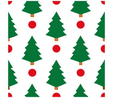 Elevate your holiday projects with this festive Christmas pattern vector design. Perfect for creating seamless decorations, gift wraps, wallpapers, and more. Editable and high-quality. clipart