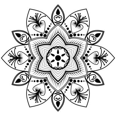 Farkındalık İçin Karmaşık Mandala Sanatı