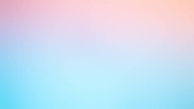 Yumuşak pembeden şeftaliye, alttan açık maviye hafif pikselli dokuya yumuşak bir eğilim..