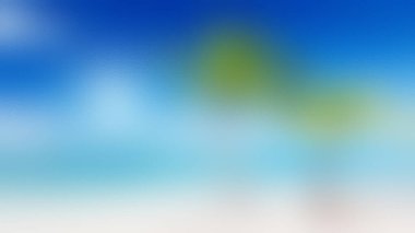 Yumuşak, bulanık bir arkaplan mavi gradyan, ince ipuçları yeşil ve beyaz, gökyüzü veya su hissi uyandıran.