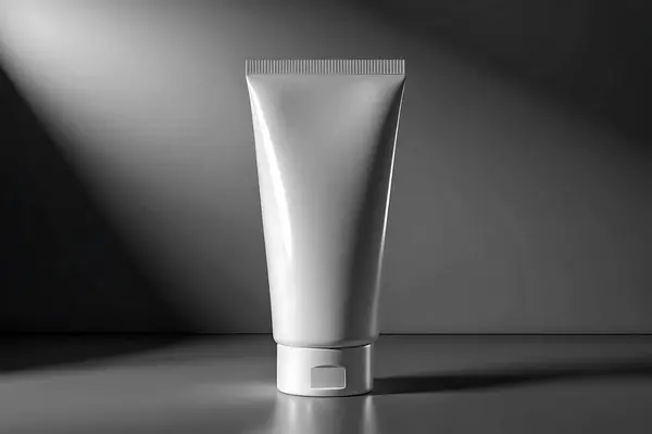 Tek renkli Boş Tüplü Model Minimalist Cilt Paketleme Tasarımı Güzellik Ürünleri Tasarımı