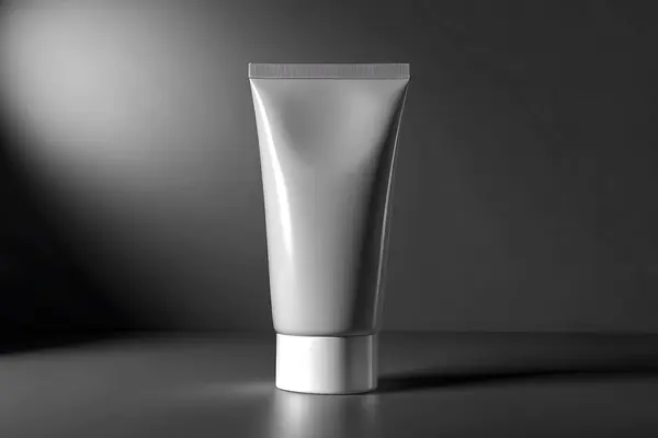 Tek renkli Boş Tüplü Model Minimalist Cilt Paketleme Tasarımı Güzellik Ürünleri Tasarımı
