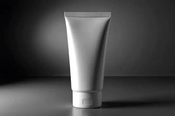 Tek renkli Boş Tüplü Model Minimalist Cilt Paketleme Tasarımı Güzellik Ürünleri Tasarımı