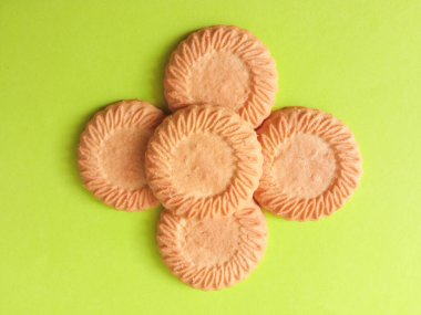 Yeşil ekran bisküviler.