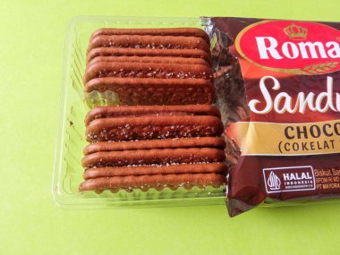 Surabaya, 7 Eylül 2024 Roma sandviçli bisküvi.