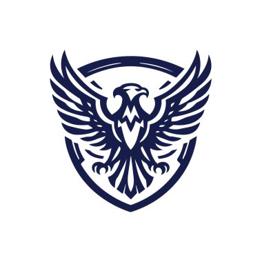 kartal vektör logo tasarımı resimleme
