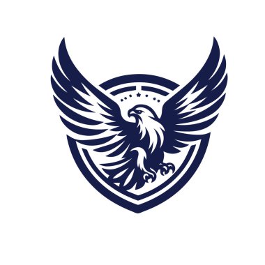 kartal vektör logo tasarımı resimleme