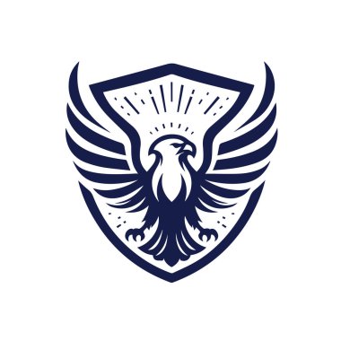 kartal vektör logo tasarımı resimleme