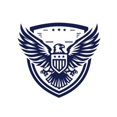 kartal vektör logo tasarımı resimleme