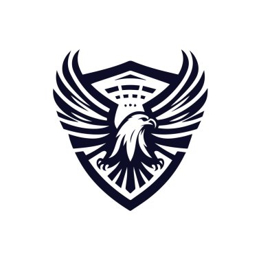 kartal vektör logo tasarımı resimleme