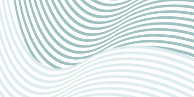 Yeşil çizgi desenli vektör ilülasyonu geometrik desen, pürüzsüz desen, soyut desen