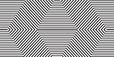 Modern basit çizgi desenli vektör ilülasyonu geometrik desen, pürüzsüz desen, soyut desen