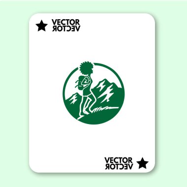 cool dağ logosu tatil vektörü