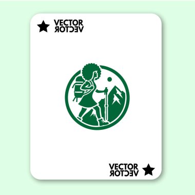 cool dağ logosu tatil vektörü