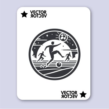 Plaj Futbolu vektör illüstrasyonu