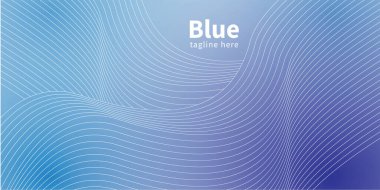 Gradyan mavi çizgi desenli ilüstrasyon geometrik desen, pürüzsüz desen, soyut desenli arkaplan basit tasarım