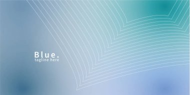 Gradyan mavi çizgi desenli ilüstrasyon geometrik desen, pürüzsüz desen, soyut desenli arkaplan basit tasarım