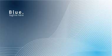 Gradyan mavi çizgi desenli ilüstrasyon geometrik desen, pürüzsüz desen, soyut desenli arkaplan basit tasarım