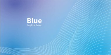 Gradyan mavi çizgi desenli ilüstrasyon geometrik desen, pürüzsüz desen, soyut desenli arkaplan basit tasarım