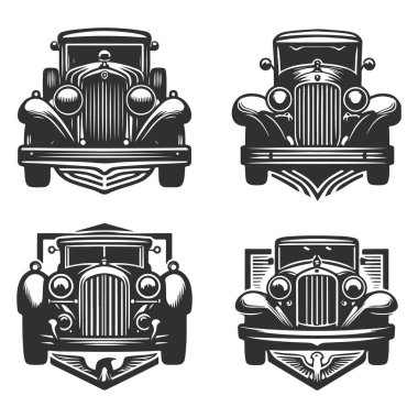 Vintage car design background. clipart