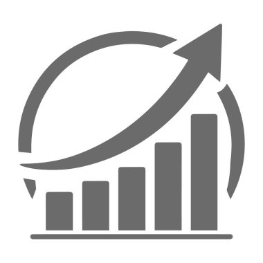 Beyaz Arkaplan Üzerine Siyah ve Beyaz Veri İstatistikleri.