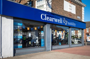 Engelli ve yaşlılar için taşınabilirlik yardımı satan bir dükkan.