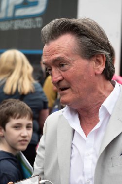 London UK - 22 Haziran 2024: Çevre dostu kampanyacı, eski pop yıldızı ve punk rockçı Fergal Sharkey Çevre Koruma için Yeniden Yükselt Nature Now yürüyüşü. RSPB, WWF, National Trust gibi kuruluşlar