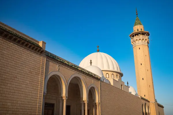 stock image The minaret and dome at Bourguiba Mosque in Monastir, Tunisia