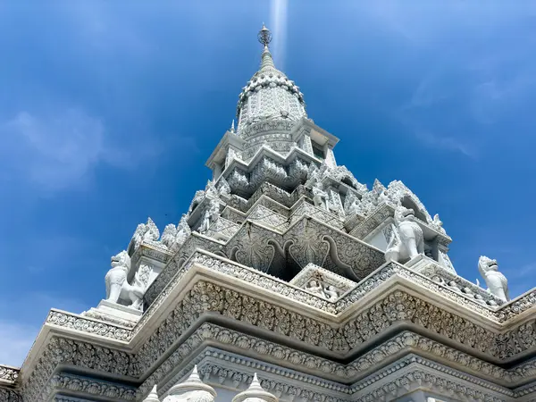 stock image Buddhist temple Phnom Preah Reach Troap at Oudong Temple in Kandal Province near Phnom Penh, Cambodia.