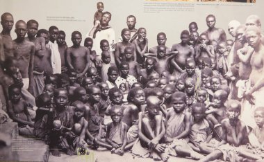 Kurtarılan kölelerin fotoğrafını göster Daphne 1868, Kölelik Müzesi, Taş Şehir, Zanzibar, Tanzanya