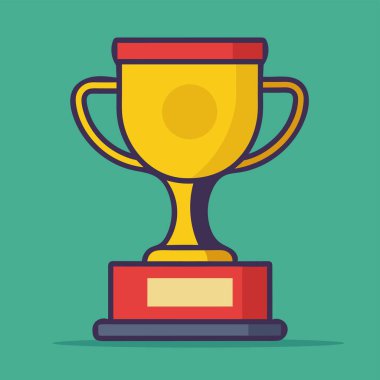 Ganimet vektör illüstrasyonu, zafer ödülü vektörü grafiği.