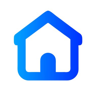 Ev Simgesi, ev simgesi vektörü.