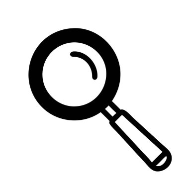 Cam Vektör Simgesini Ara, Bul, Büyüt.